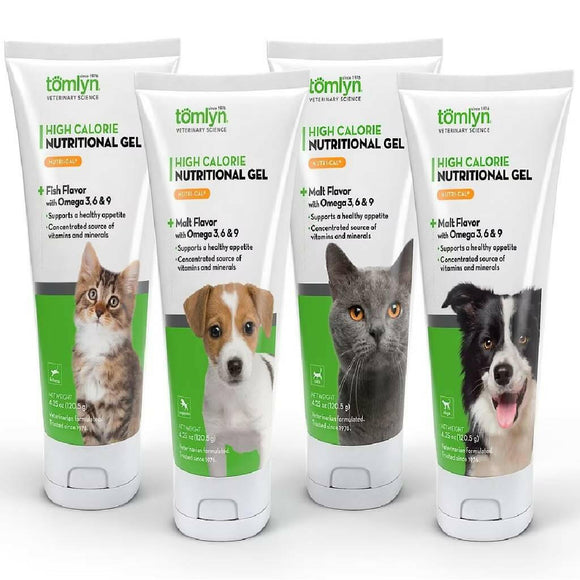 Tomlyn Nutri-Cal Gel Malt Flavored High Calorie Nutritional Supplement for Pupies (4.25 oz)