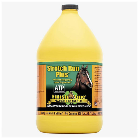 Finish Line Stretch Run Plus Muscle Support & Healthy Energy Liquid For Horse (1 Gallon)