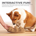 Outward Hound Smart Composite Interactive Treat Puzzle Toy For Dog, Tan