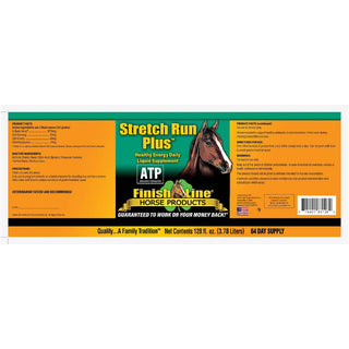 Finish Line Stretch Run Plus Muscle Support & Healthy Energy Liquid For Horse (1 Gallon)