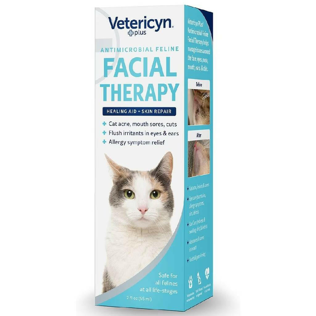 vetericyn plus feline facial therapy packaging