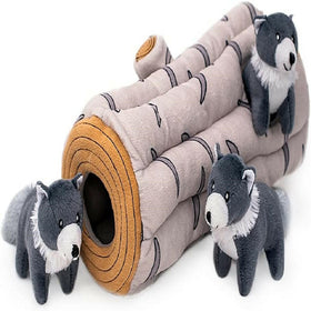 Zippy Paws Burrow Arctic Wolf Interactive Toy For Dog (Extra Large)