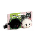 Spot Twin Plush Mice Rattle & Catnip Toy, Black & White 4.5", 2-pack