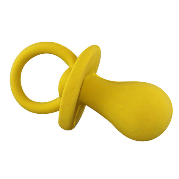 Spot Latex Puppy Pacifier Yellow