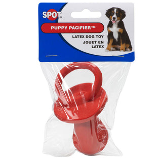 Spot Latex Puppy Pacifier Assorted, 4"