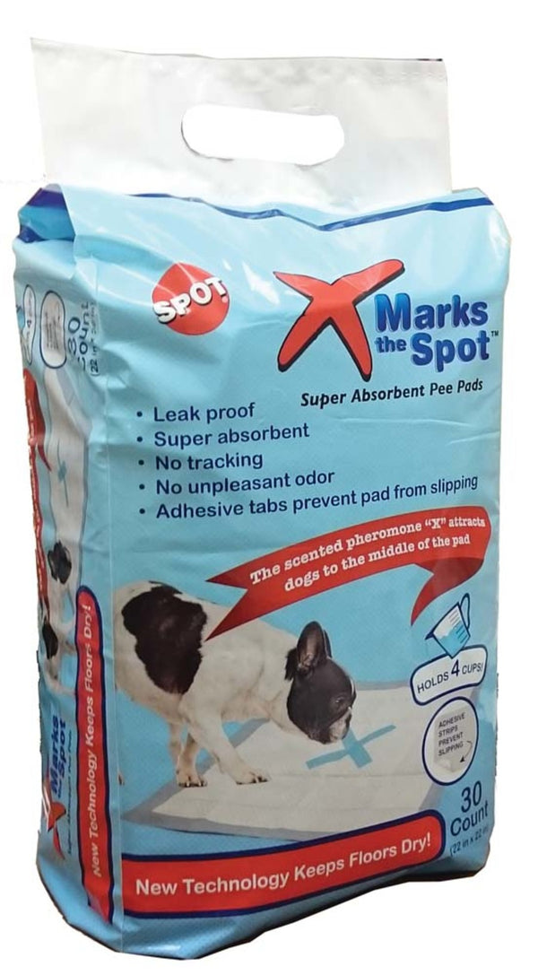 Spot X Marks The Spot Puppy Training Pads 30 count