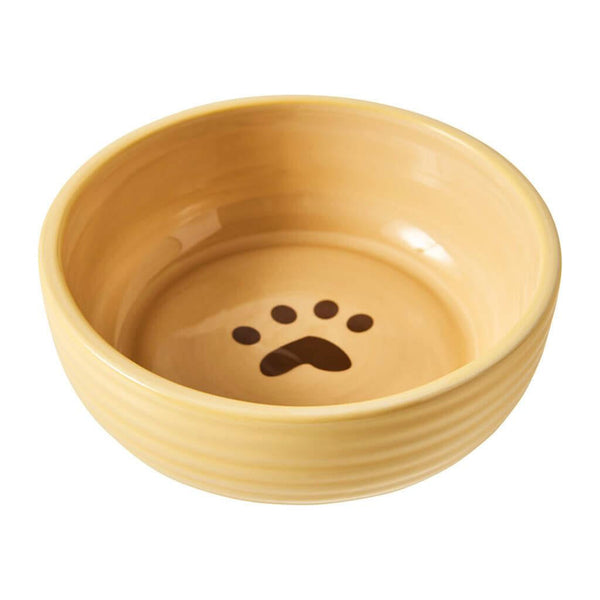 Spot Elegance Dog Bowl, Cream