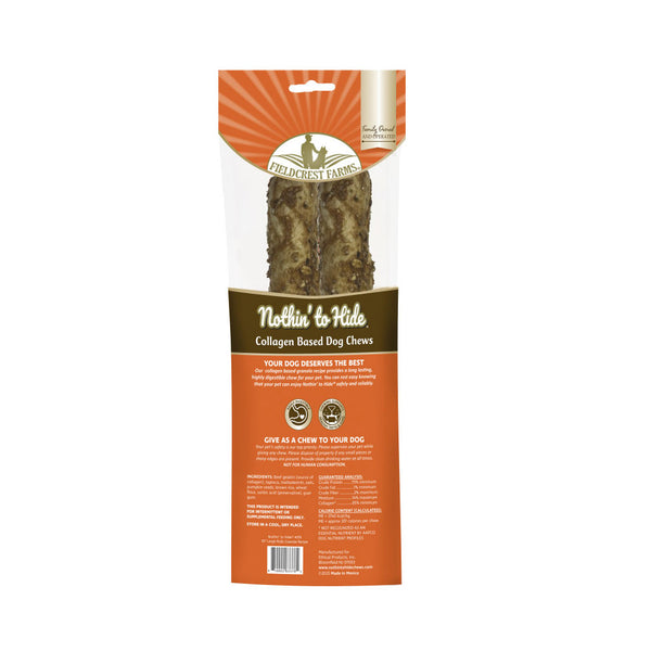 Fieldcrest Farms Nothin' to Hide Granola Roll Dog Treat, 2-pack Large Backside