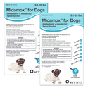 Midamox Topical Solution for Dogs, 9.1-20 lbs, Teal Box