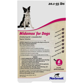 Midamox for Dogs, 20.1-55 lbs