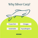 Archway Single Ingredient Silver Carp Rolled Skin Natural Dog Chew Treat, 2-oz-3