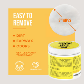 Natural Rapport The Only Ear Wipes Dogs Need 100 count - Dog Ear Cleaning Wipes 2