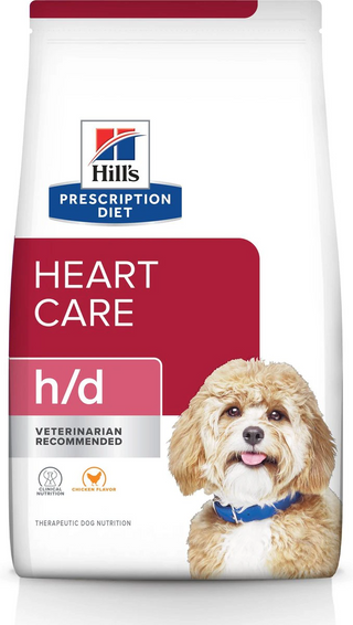 Hill's Prescription Diet h/d Heart Care Chicken Flavor Dry Dog Food (17.6 lb)
