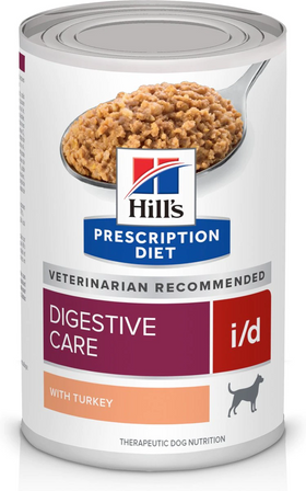 hills prescription id dog food in a can