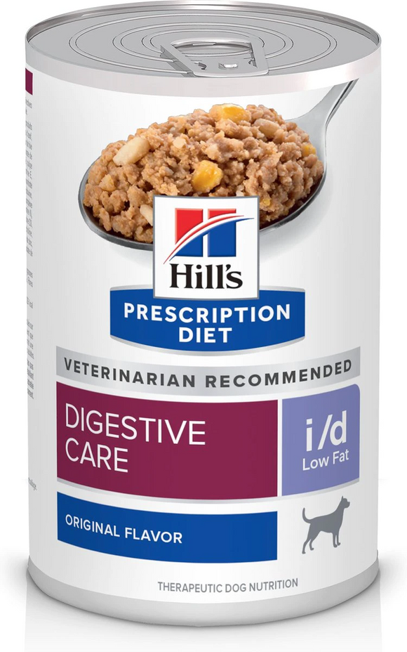 Hill's Prescription Diet i/d Low Fat Digestive Care Original Flavor Canned Dog Food (13 oz x 12 cans)