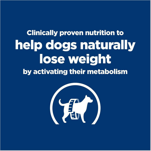 Hill's Prescription Diet Metabolic Weight Management Chicken Flavor Canned Dog Food, 13 oz, 12-pack wet food