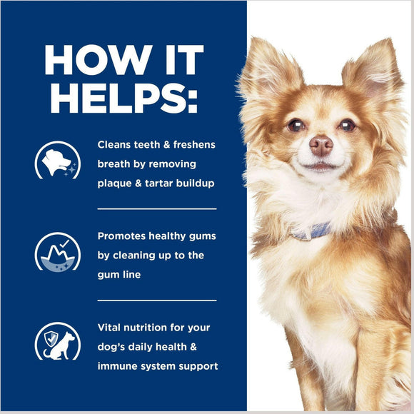 Hill's Prescription Diet t/d Dental Care Small Bites Chicken Flavor Dry Dog Food, 5 lb bag