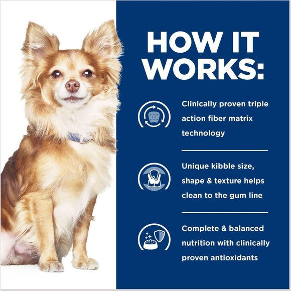 Hill's Prescription Diet t/d Dental Care Small Bites Chicken Flavor Dry Dog Food, 5 lb bag