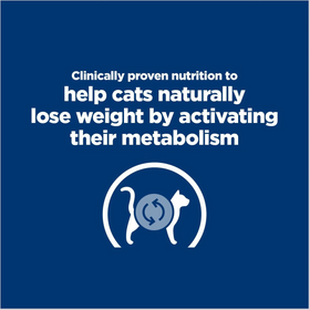 Hill's Prescription Diet Metabolic Weight Management Chicken Flavor Canned Cat Food, 5.5 oz, 24-pack wet food