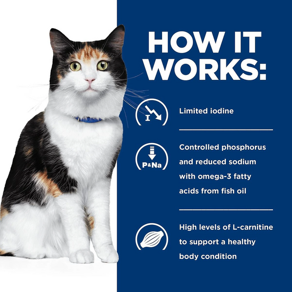Hill's Prescription Diet y/d Thyroid Care Chicken Flavor Dry Cat Food