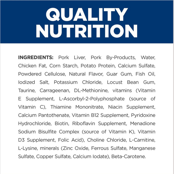 Hill's Prescription Diet m/d GlucoSupport with Liver Flavor Canned Cat Food