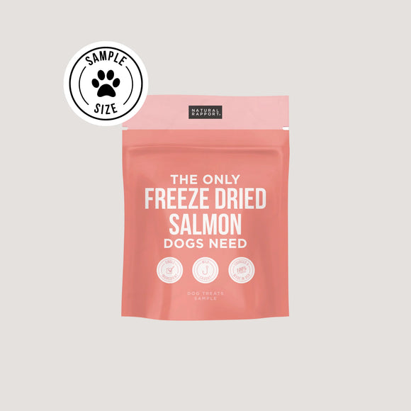 Natural Rapport The Only Freeze-Dried Salmon Dogs Need, 3-oz