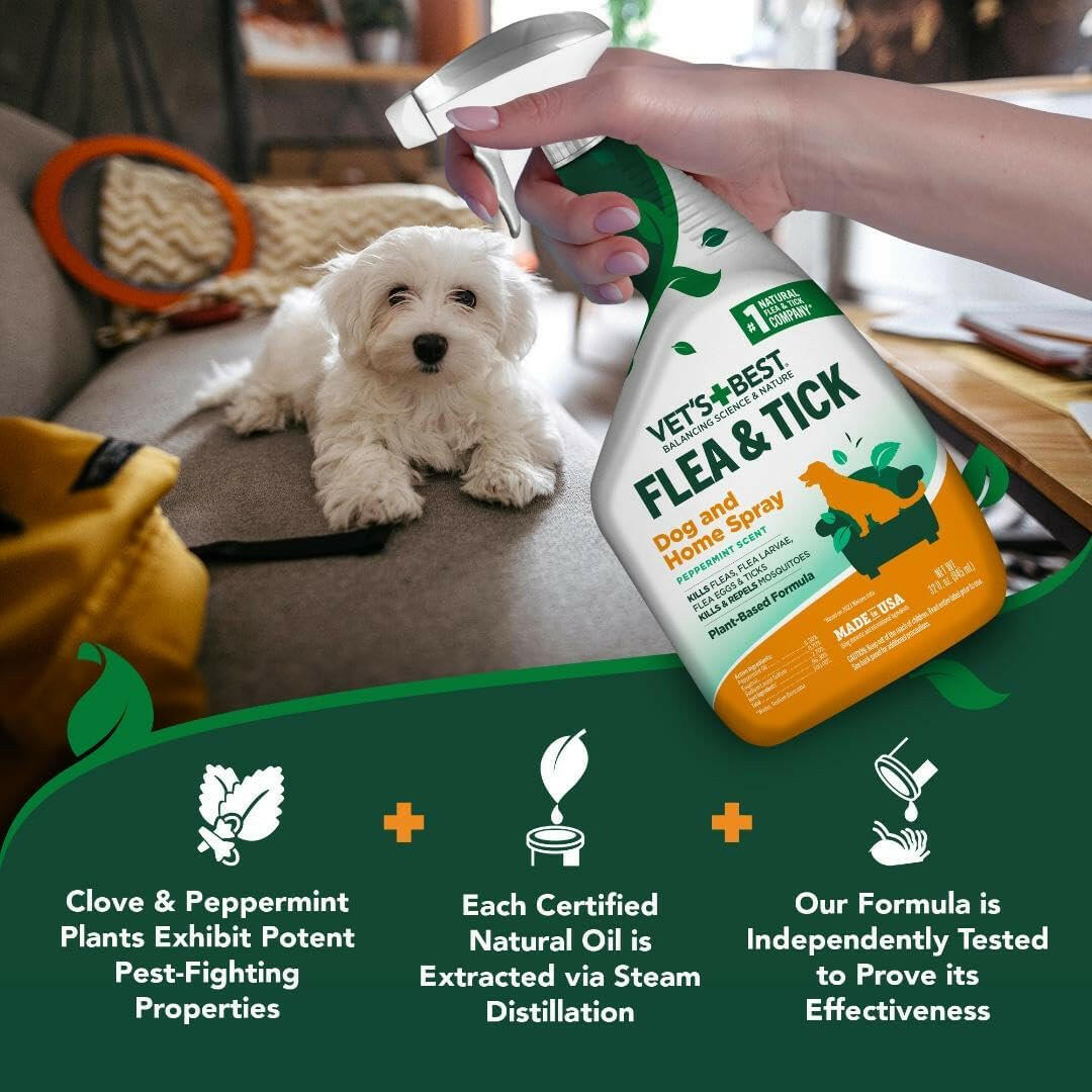 Vet's Best Natural Flea & Tick Home Spray (32 oz)