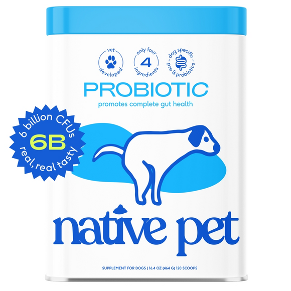 Native Pet Probiotic & Prebiotic Powder for Dogs
