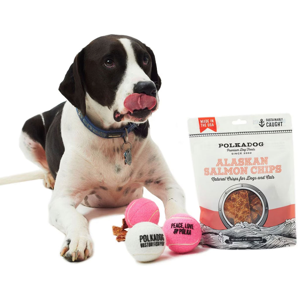 Polkadog Alaskan Salmon Chips for Dogs & Cats