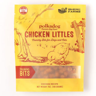 Polkadog Chicken Littles Crunchy Training Bits for Dogs & Cats, 8-oz