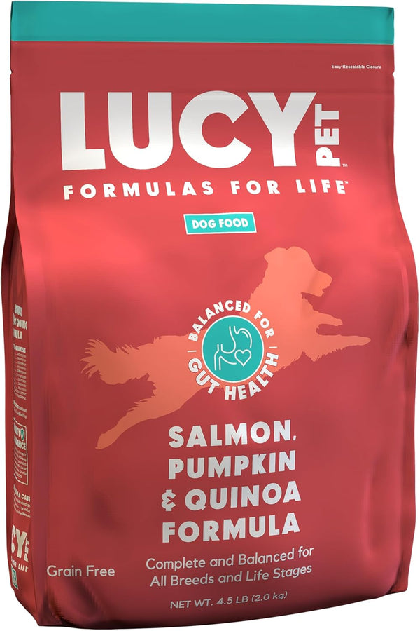 Lucy Pet Products Formulas for Life Grain-Free Salmon, Pumpkin & Quinoa Formula Dry Dog Food 4lb