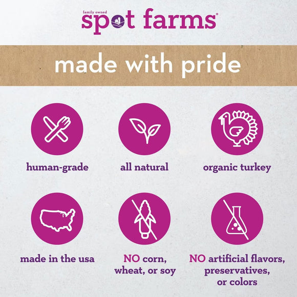 Spot Farms Organic Turkey Tenders Dog Treats