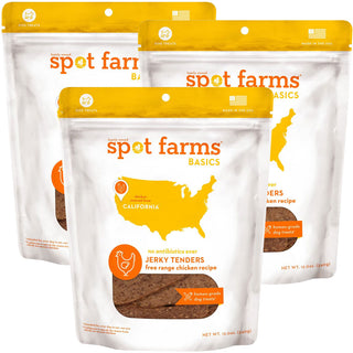 Spot Farms Basic Chicken Jerky Tenders Dog Treats 12-oz 3-pack