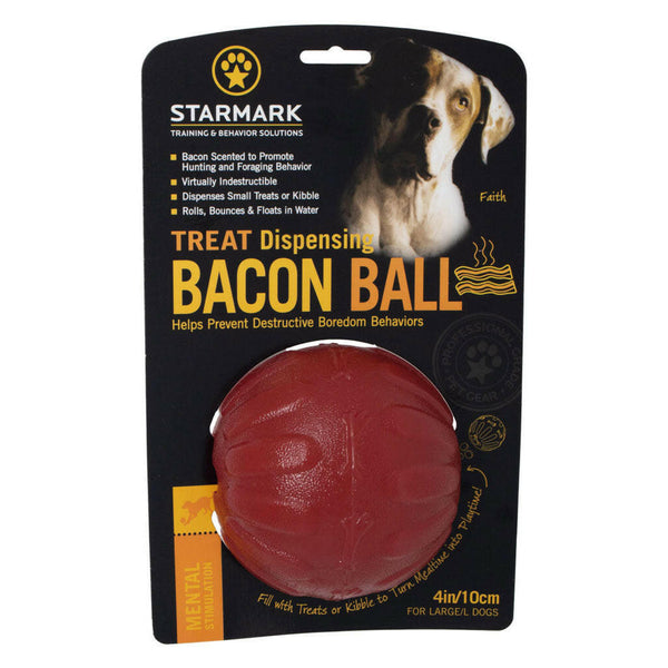 Starmark Treat Dispensing Bacon Ball Large