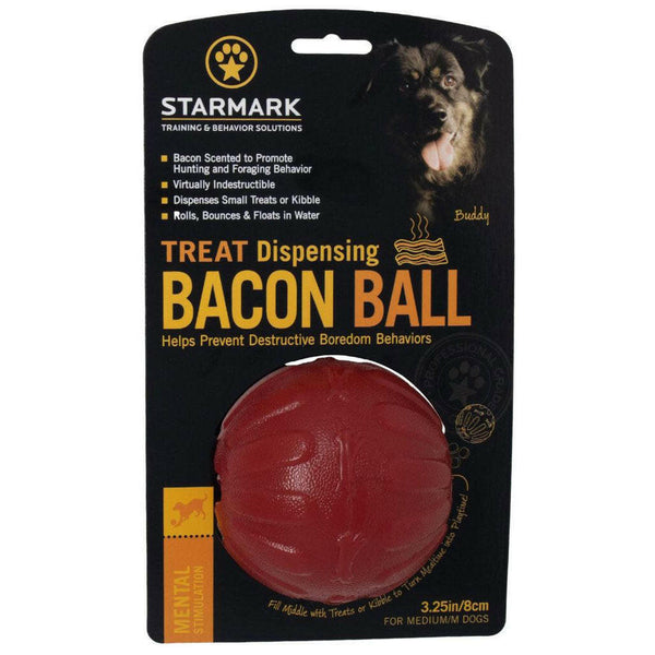 Starmark Treat Dispensing Bacon Ball Medium