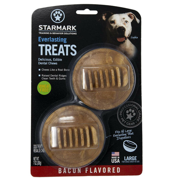 Starmark Everlasting Treats Bacon Flavor Dental Chews Large