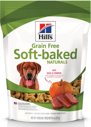Hill's Grain Free Soft-Baked Naturals Dog Treats, with Duck & Pumpkin