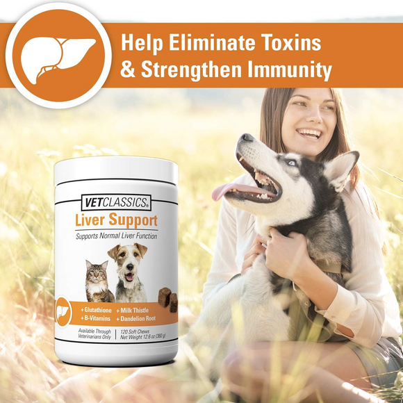 Vet Classics Liver Support Soft Chews for Dogs & Cats