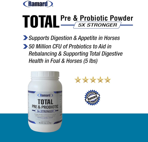Ramard Total Pre & Probiotics Powder For Horsed (5 lb)