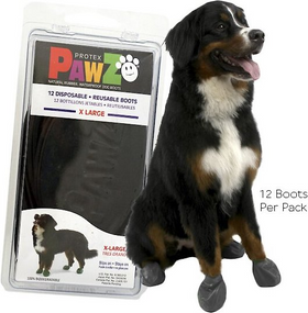 Buy black Pawz Boots For Dogs, X-Large