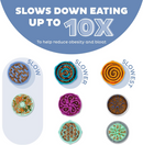 Outward Hound Fun Feeder Slo Bowl Slow Feeder Dog Bowl, Blue-11