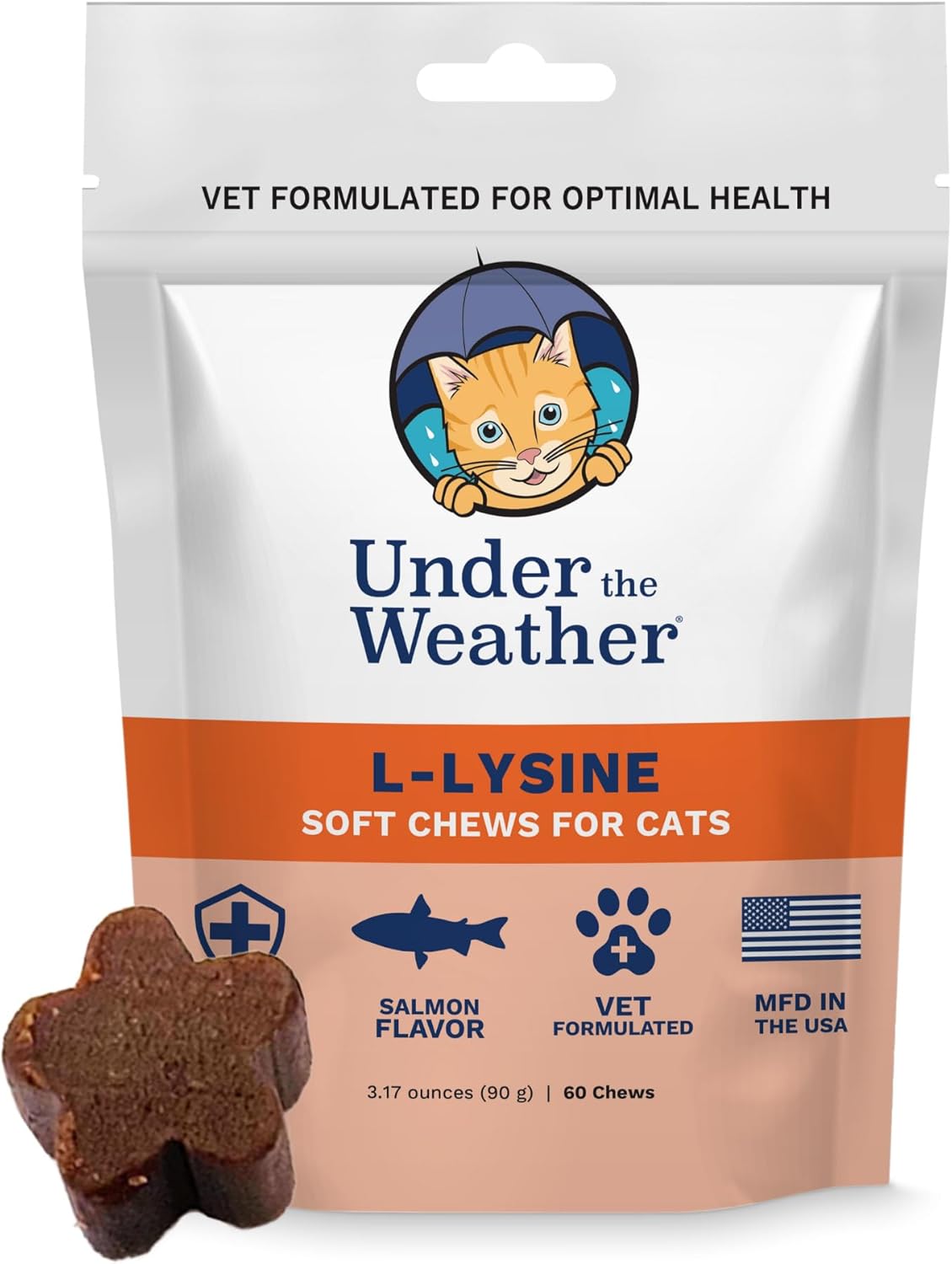 Under the Weather L-Lysine Soft Chews for Cats