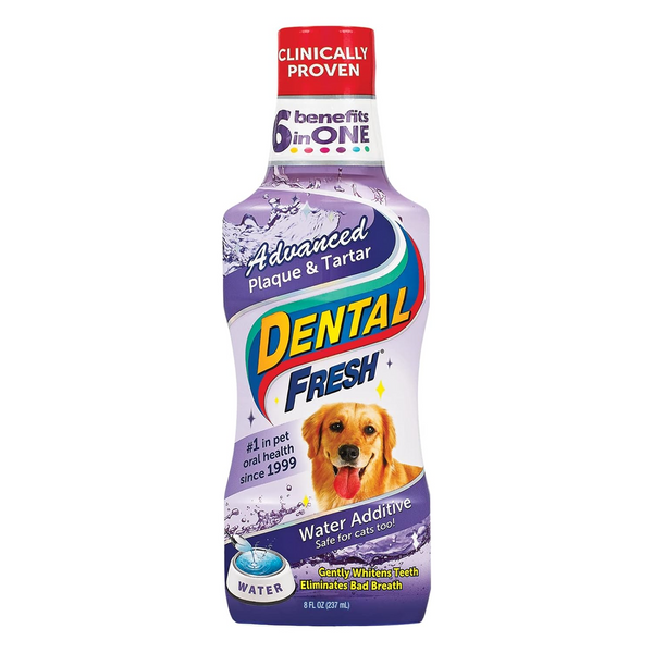 Dental Fresh Advanced Plaque & Tartar Water Additive for Cats & Dogs
