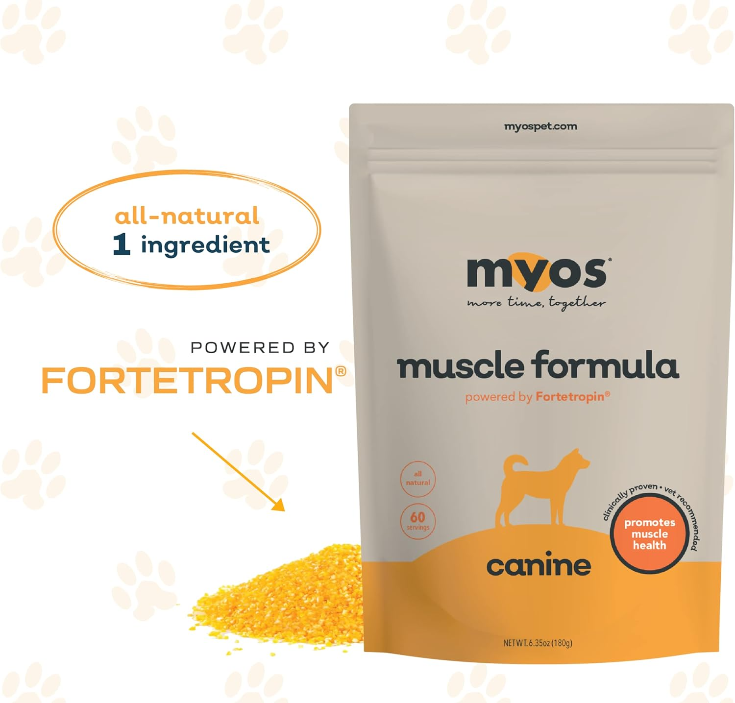 MYOS Canine Muscle Formula Dog Supplement (6.35 oz)