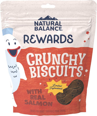 Natural Balance Rewards Crunchy Biscuits with Real Salmon Dog Treats, 14-oz