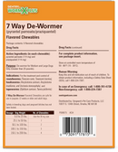 Sentry HC 7 Worm X Plus Way De-Wormer for Tapeworms, Roundworms, & Hookworms Medium & Large Dogs-6