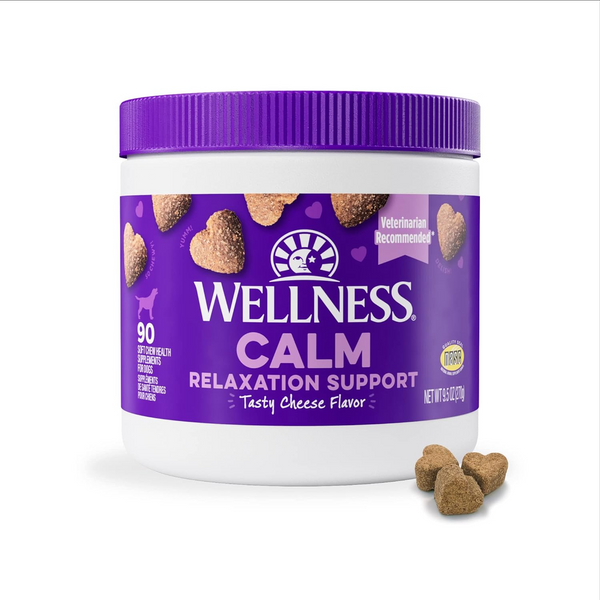 Wellness Calm Relaxation Support Chicken Flavor Chew Supplement for Dogs