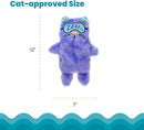 Catstages Purr Pillow Plush Cat Toy, Violet-5