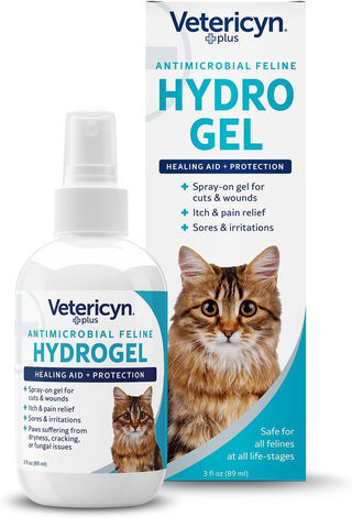 Vetericyn Plus Antimicrobial Hydrogel Spray for Cats (3 oz)