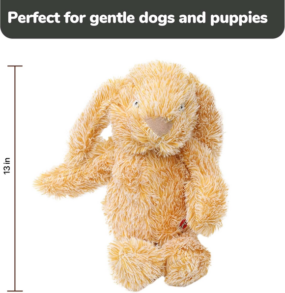 Ethical Plush Cuddle Bunnies Toy for Dogs, assorted colors